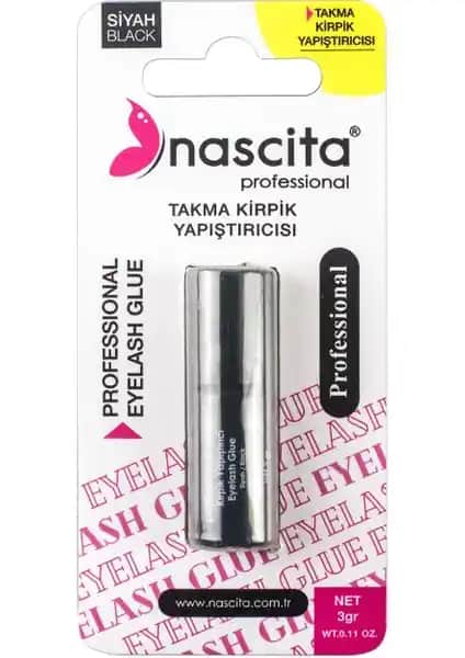 Nascita Siyah Kirpik Yapıştırıcısı Güçlü Tutucu ve Kolay Uygulama Özellikleriyle