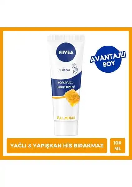 Nivea Koruyucu El Bakım Kremi Bal Mumu ve Zeytinyağı İçeriğiyle Nem ve Koruma Sağlar