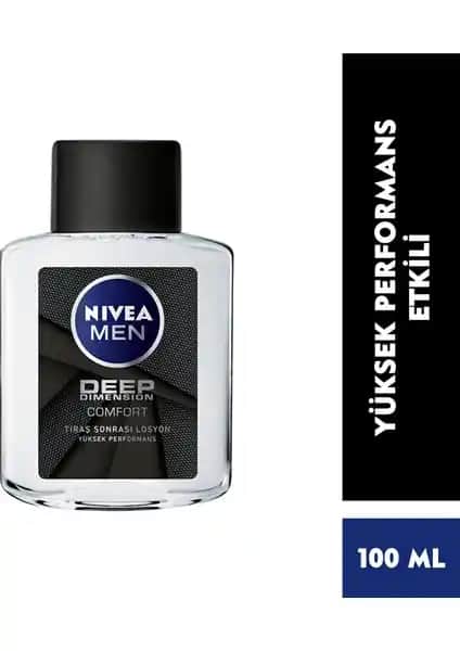 Nivea Men Deep Dimension Tıraş Sonrası Losyonu Erkeksi ve Ferahlatıcı Bakım Ürünü