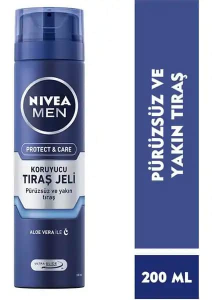 Nivea Men Protect&Care Tıraş Jeli: Kuru ve Hassas Ciltler İçin Güvenilir Bakım Çözümü