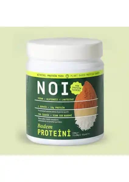 NOI Bahçe %100 Badem İçerikli Protein Tozu Sağlıklı ve Doğal Beslenme İçin Uygun