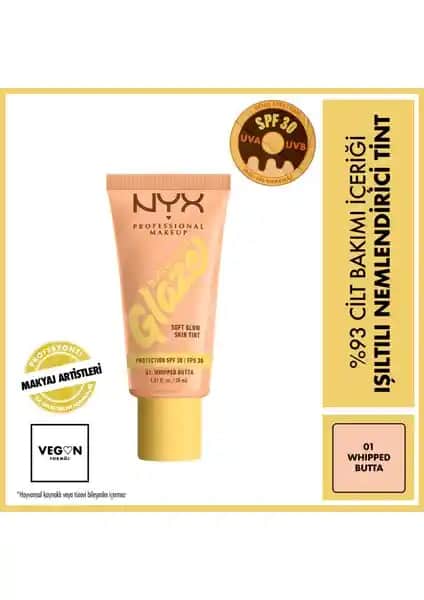 NYX Buttermelt Glaze Işıltılı Nemlendirici Tint Ürünü Özellikleri ve Kullanım İpuçları