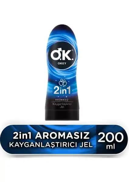 Okey 2in1 Aromasız Jel 200 Ml: Güvenli ve Doğal Kayganlaştırıcı Seçenekleri