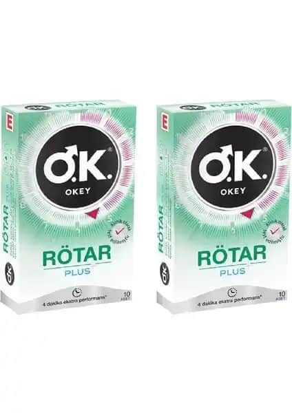 Okey Rötar Plus 10'lu Prezervatif: Güvenli ve Konforlu Cinsel Sağlık Ürünü