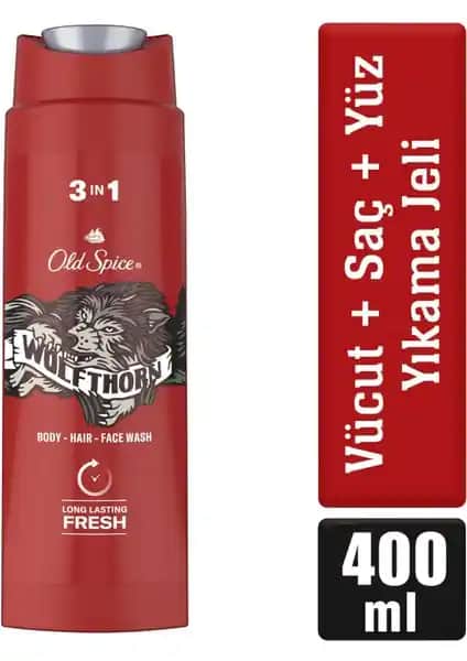 Old Spice Wolfthorn Erkekler İçin Çok Amaçlı Duş Jeli ve Şampuan Ürünü İncelemesi