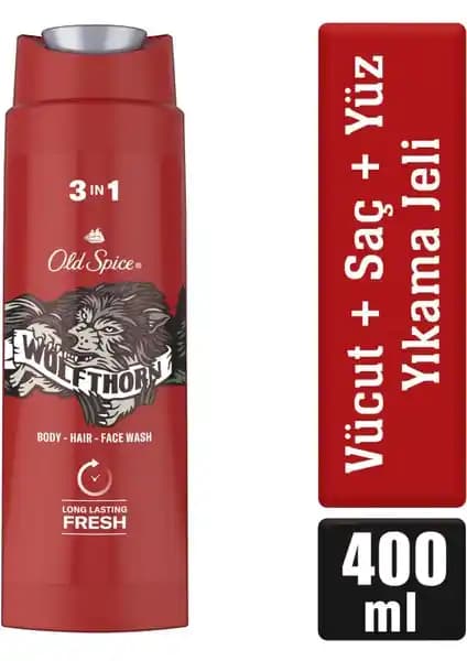 Old Spice Wolfthorn Erkekler İçin Çok Amaçlı Duş Jeli ve Şampuan Ürünü İncelemesi