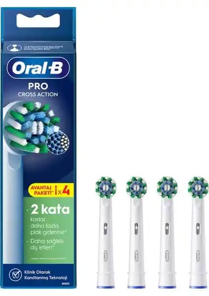 Oral-B Cross Action X-Filament Yedek Başlıklar Diş Temizliği ve Teknolojileri