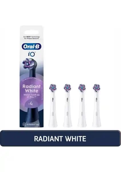 Oral-B iO Radiant White Beyaz Diş Fırçası Yedek Başlıkları: Etkili Temizlik ve Parlaklık Sağlayan Çözüm