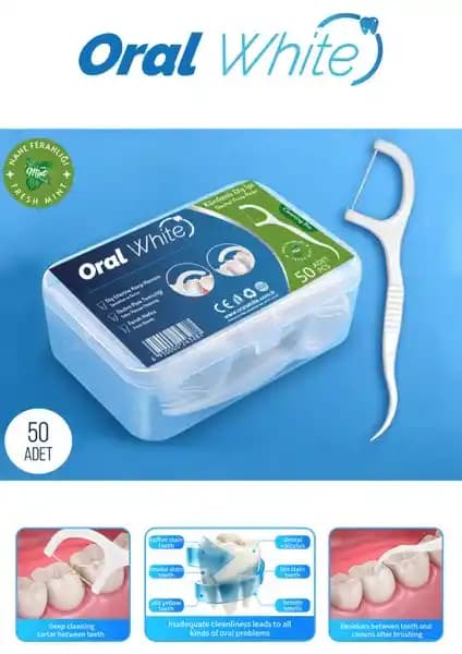 Oral White Cleaning Pro Naneli Diş İpi: Etkili ve Pratik Ağız Temizliği Çözümü