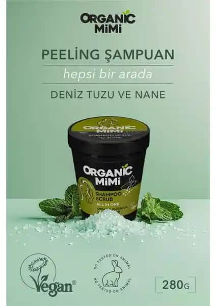Organik Mimi Hepsi Bir Arada Deniz Tuzu ve Nane Peeling Şampuanı Ürün Özellikleri ve Faydaları