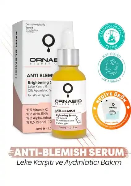 Ornabio Anti-Blemish Bakım Serumu: Cilt Sağlığı ve Lekeleri Azaltıcı Etkili Formül