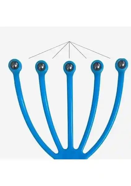 Ozcmax Çok Fonksiyonlu 5 Uçlu Bilyeli Masaj Aleti ile Rahatlama ve Kas Gerginliği Azaltma