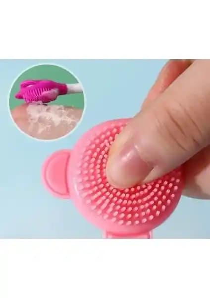 Ozcmax Silikon Yüz Temizleme Fırçası ve Maske Spatulası - Çok Yönlü Cilt Bakım Ürünü