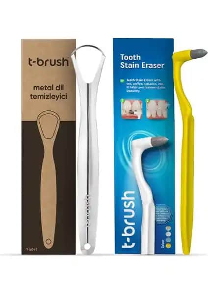 Paslanmaz Çelik Dil Temizleyici ve Diş Silgisi ile Güvenli ve Etkili Ağız Bakımı