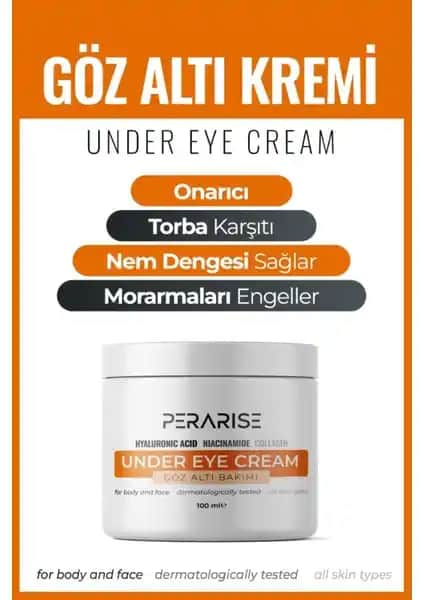Perarise Göz Altı Torbası ve Bakım Kremi: Göz Çevresi İçin Etkili Çözüm ve Faydaları