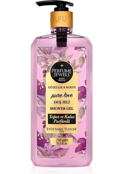 Perfume Jewels Pure Love Duş Jeli: Uzun Süreli Kalıcı Koku ve Doğal Temizlik
