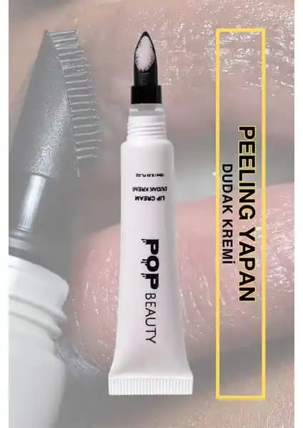 Pop Beauty Peeling Yapan Dudak Kremi ile Dudaklarınızda Gözle Görülür Farklar Yaratın