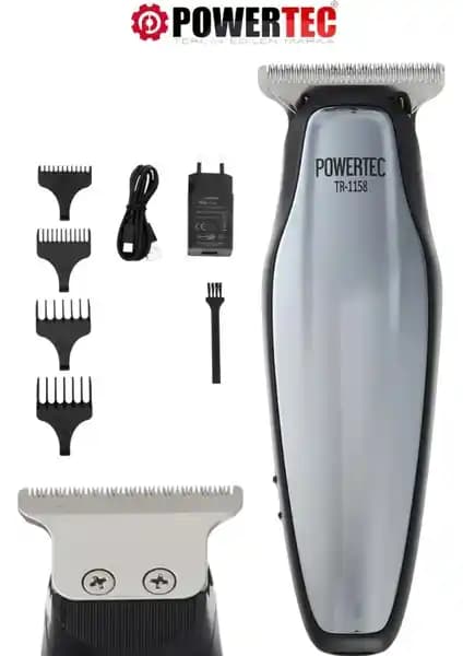 Powertec TR-1158 Profesyonel ve Günlük Kullanım İçin Yüksek Performanslı Tıraş Makinesi