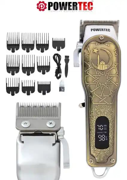 Powertec TR-6600 Profesyonel ve Ev Tipi Saç Tıraş Makinesi Üstün Özelliklerle Donatılmış