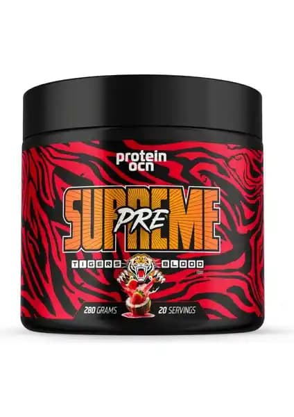 Proteinocean Supreme Pre Tigers Blood ile Maksimum Spor Performansı ve Odak Artırıcı Etkiler