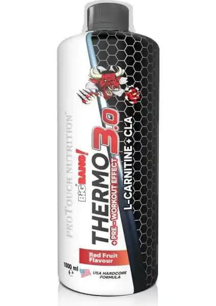 Protouch Nutrition Thermo 3.0 L-Carnitine CLA Kırmızı Meyve Aromasıyla Yağ Yakımını Destekler