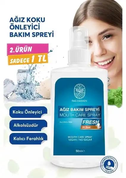 Ras Dashen Ağız Kokusu Giderici Sprey: Doğal ve Etkili Ağız Bakım Çözümü