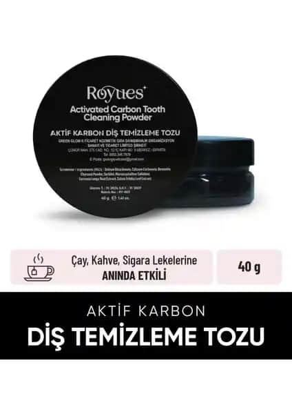 Royues Diş Beyazlatma Tozu: Doğal ve Güvenilir Formülüyle Parlak Gülüş