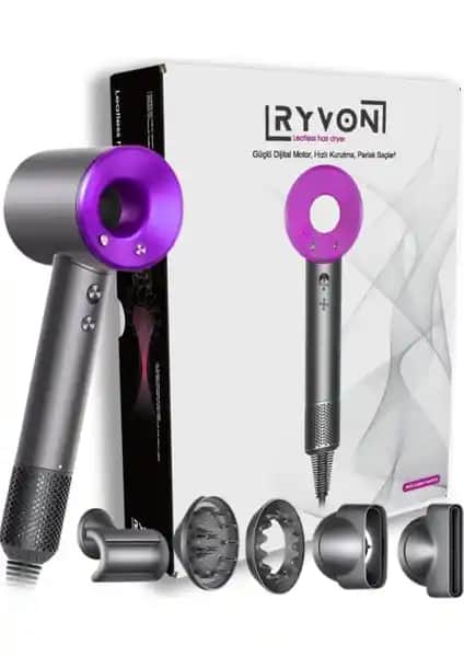 Ryvon Güçlü Saç Kurutma Makinesi: Çok Başlıklı, İyon Teknolojili ve Taşınabilir