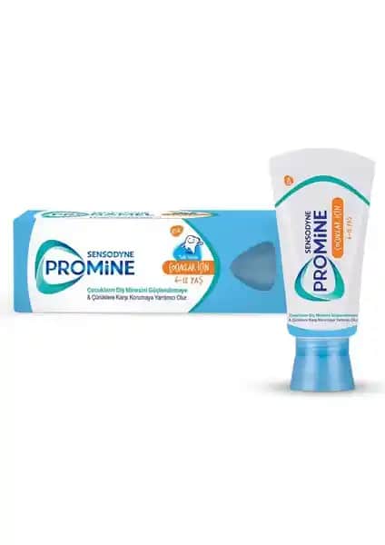 Sensodyne Promine Kids 6-12 Yaş Çocuklar İçin Güvenli ve Etkili Diş Macunu Özellikleri
