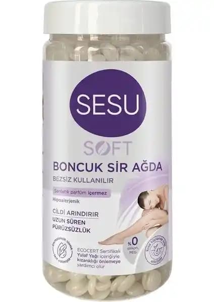 Sesu Boncuk Sir Ağda 250g Soft Hassas Ciltler İçin Profesyonel Kalitede Ağda