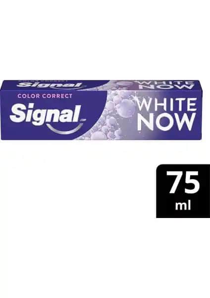Signal White Now Color Correct Diş Macunu ile Parlak ve Sağlıklı Gülüşler İçin Günlük Bakım Çözümü