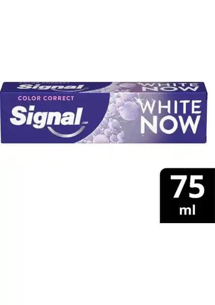 Signal White Now Color Correct Diş Macunu ile Parlak ve Sağlıklı Gülüşler İçin Günlük Bakım Çözümü