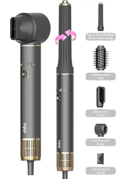 Sinbo Pro Compact Uzun Multi-Styler: Çok Fonksiyonlu Saç Şekillendirme Cihazı Özellikleri ve Kullanım Avantajları