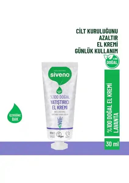 Siveno %100 Doğal El ve Vücut Kremi Doğanın Gücüyle Cilt Bakımı Sunar