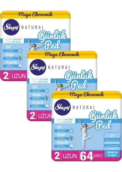 Sleepy Natural Günlük Ped: Günlük Konfor ve Güvenlik İçin Yüksek Kaliteli Hijyen Ürünü