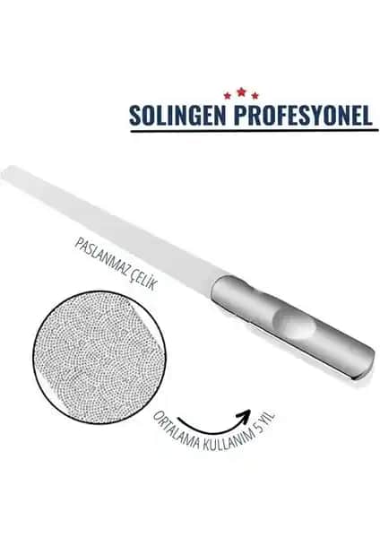 Solingen Paslanmaz Çelik Profesyonel Tırnak Törpüsü Dayanıklı ve Taşınabilir