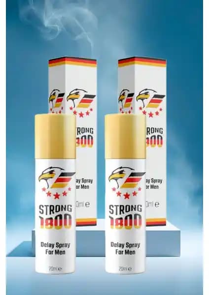 Strong 1800 Yüksek Kalite Erkek Geciktirmeye Yardımcı Sprey ile Cinsel Performansı Artırın