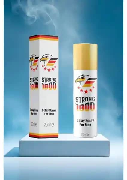 Strong 1800 Yüksek Kalite Erkek Geciktirmeye Yardımcı Sprey ile Performansınızı Artırın