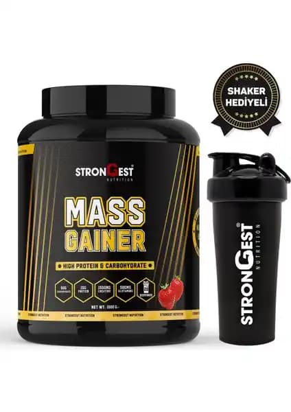 Strongest Mass Gainer 1600Gr ile Kas Gelişimini Destekleyen Protein Takviyesi