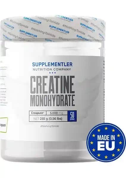 Supplementler.com Creapure Kreatin 255 Gr ile Performans ve Kas Gelişimini Destekleyin