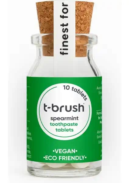 T-Brush Seyahat Boy Diş Macunu Tableti: Pratik ve Çevre Dostu Diş Bakım Çözümü