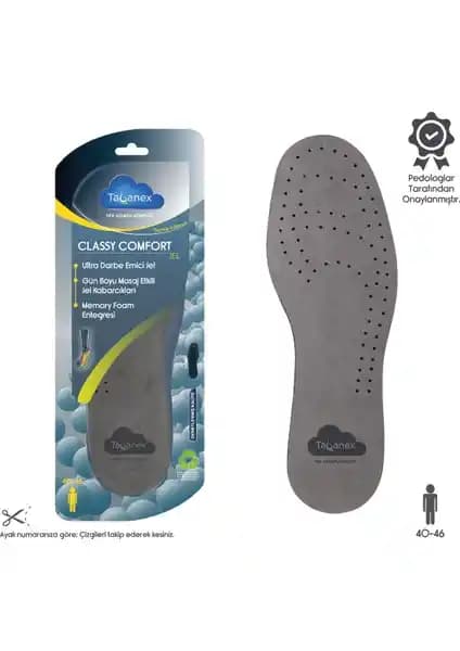 Tabanex Classy Comfort Jel Tabanlık Erkekler İçin Ergonomik ve Konforlu Destek Ürünü