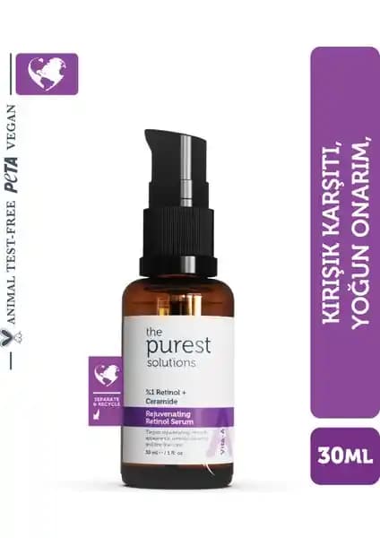 The Purest Solutions Onarıcı Retinol Gece Serumu ile Cilt Yenileme ve Gençleşme