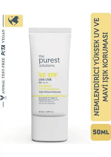 The Purest Solutions SPF 50 Güneş Koruyucu Krema: Yüksek Koruma ve Nemlendirme Özellikleri