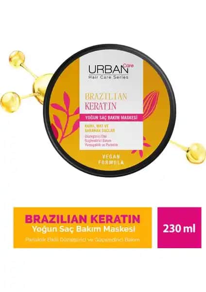 Urban Care Brazilian Keratin Yoğun Saç Maskesi ile Sağlıklı ve Parlak Saçlar