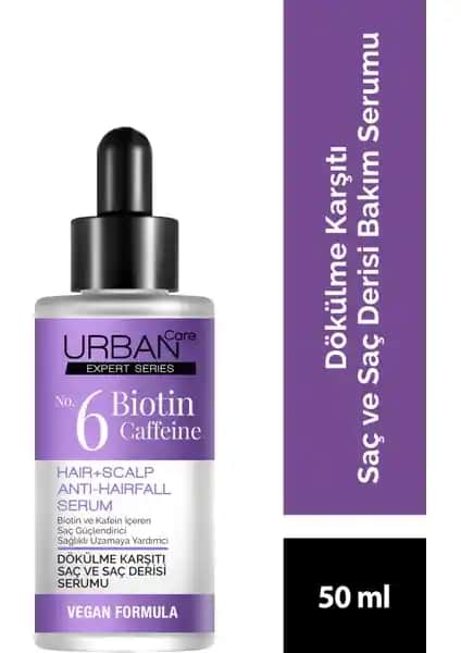 Urban Care Expert No.6 Biotin Kafein Saç Serumu ile Güçlü ve Sağlıklı Saçlar İçin Çözüm