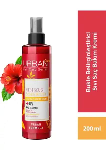 Urban Care Hibiscus ve Shea Butter ile Kıvırcık ve Dalgalı Saçlar İçin Profesyonel Bakım Çözümü