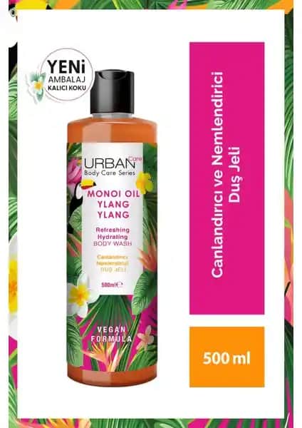 Urban Care Monoi Oil & Ylang Ylang Canlandırıcı Duş Jeli Doğal ve Vegan İçeriklerle Enerji Verici Temizlik