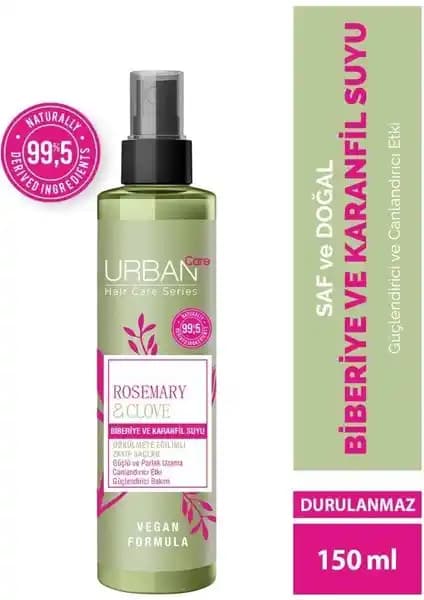 Urban Care Rosemary & Clove Biberiye ve Karanfil Suyu Saç Güçlendirme ve Dökülme Önleyici Ürün