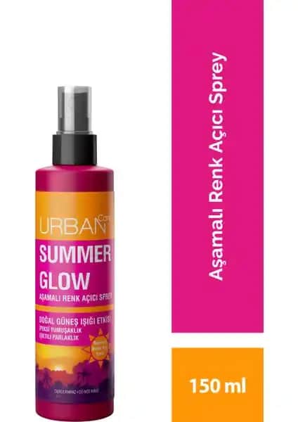 Urban Care Summer Glow Aşamalı Kalıcı Renk Açıcı Saç Spreyi: Doğal ve Güvenilir Renk Açma Deneyimi